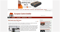 Desktop Screenshot of ecinews.eu